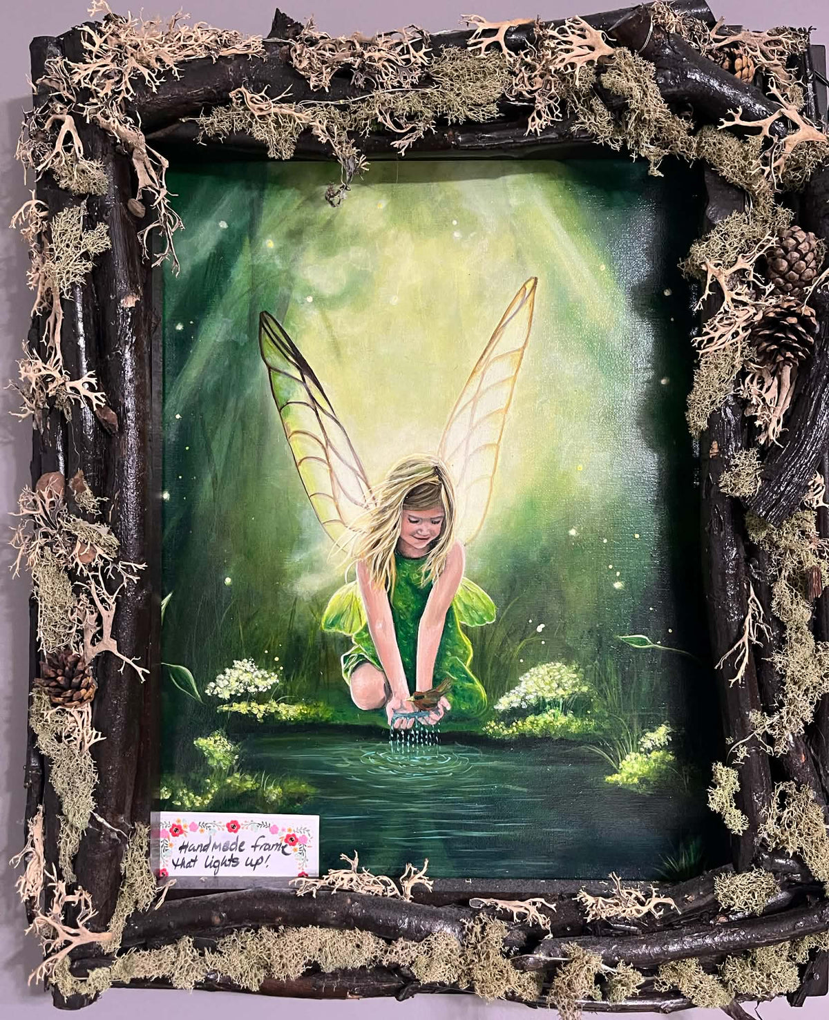 Little Fairy Girl at the Pond